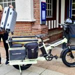 【视频】可折叠载货电动单车 十几秒操作折叠至一米