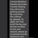 警惕!停车罚单逾期短信属诈骗 点击恐致身份被盗