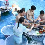 重慶酷熱最高43℃ 樂園推「水中吃火鍋」