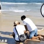 一家三口海南遇溺 广东勇汉救回自己牺牲