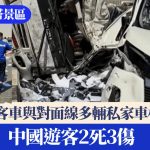 埃及金字塔旅游大道小型客车撞多辆私家车 中国游客2死3伤
