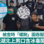罗湖口岸︱北上男口含冰毒过关 被查时“螺脷”图吞服毁证︱有片
