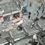 甘肃美食街爆炸1死1伤 沿街百米商舖停业