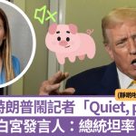 特朗普鬧女記者「小豬」挨批 白宮發言人:應欣賞總統坦率