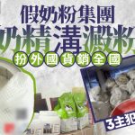 「大頭」奶粉2.0?︱「奶精溝澱粉」扮外國貨銷全國 3犯判囚15年