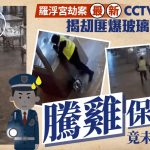 罗浮宫劫案︱CCTV揭刧匪爆玻璃擸珠宝 腾鸡保安企背后不敢阻拦︱有片