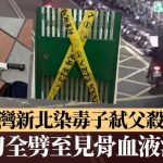CCTV全程录︱台湾新北弑双亲逆子被捕 37刀全劈至见骨血液流干