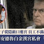 愛潑斯坦案|英媒揭年輕女子從隱蔽口進宮見安德魯 員工聽「暗號」放行