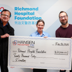 Hansen Industries再度捐款支持列治文医疗“升级”