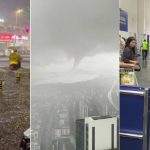 深圳暴雨|水龙卷惊现深圳湾 龙华变“水城”山姆超市被淹|有片