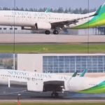 春秋航空日本客机飞哈尔滨硬着陆 波音737机尾刮跑道狂冒烟