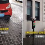 避雨分階級?江蘇女躲文旅局門口遭驅趕 保安卻對房車「笑臉相迎」︱有片