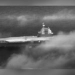 台官方發監控黑白照 指福建艦駛過台灣海峽