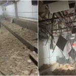委內瑞拉地震|國際機場塌天花 瓦礫粉塵鋪滿地如末日景象