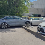 萬錦停車場車撞行人 傷者送院