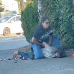 【有片】大温便衣警员街头捉女贼 箍颈20秒将其制伏