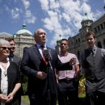 卑诗省新民主党向省议会提出进行不信任表决动议