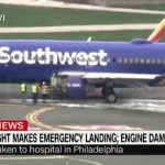 引擎受損 西南航空飛機緊急迫降