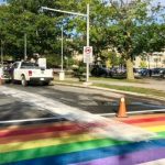 McMaster大學彩虹人行道被塗白油漆