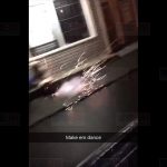 真过分 芝里华克有人向无家者掷鞭炮