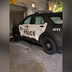 警车遭失车猛撞气囊弹出 两警员受轻伤
