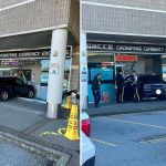 保時捷衝進八佰伴中心找換店 店面櫥窗盡毀