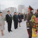 第一夫人争艳 习近平访朝画面曝光!