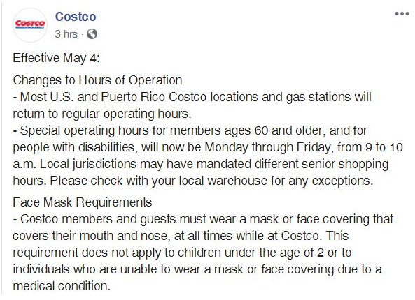 重磅! Costco新规进店购物必须戴口罩! 众多网友抵制: 取消会员卡！