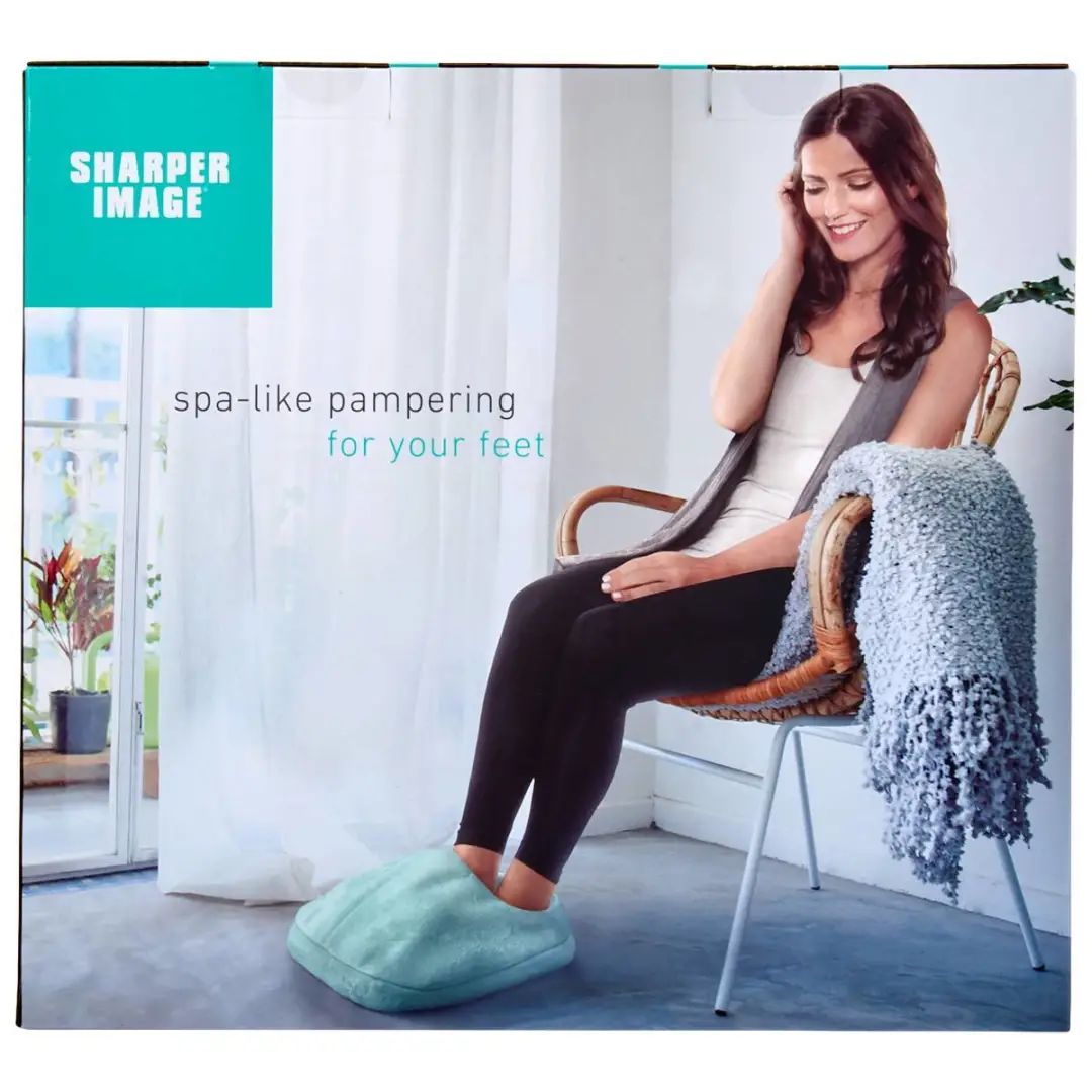 【星Club】暖脚神器！Sharper Image按摩脚枕$49.99
