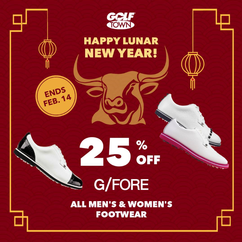 Golf Town新春超级优惠！球杆服饰低至6折！