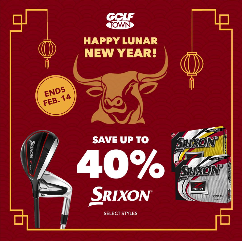 Golf Town新春超级优惠！球杆服饰低至6折！