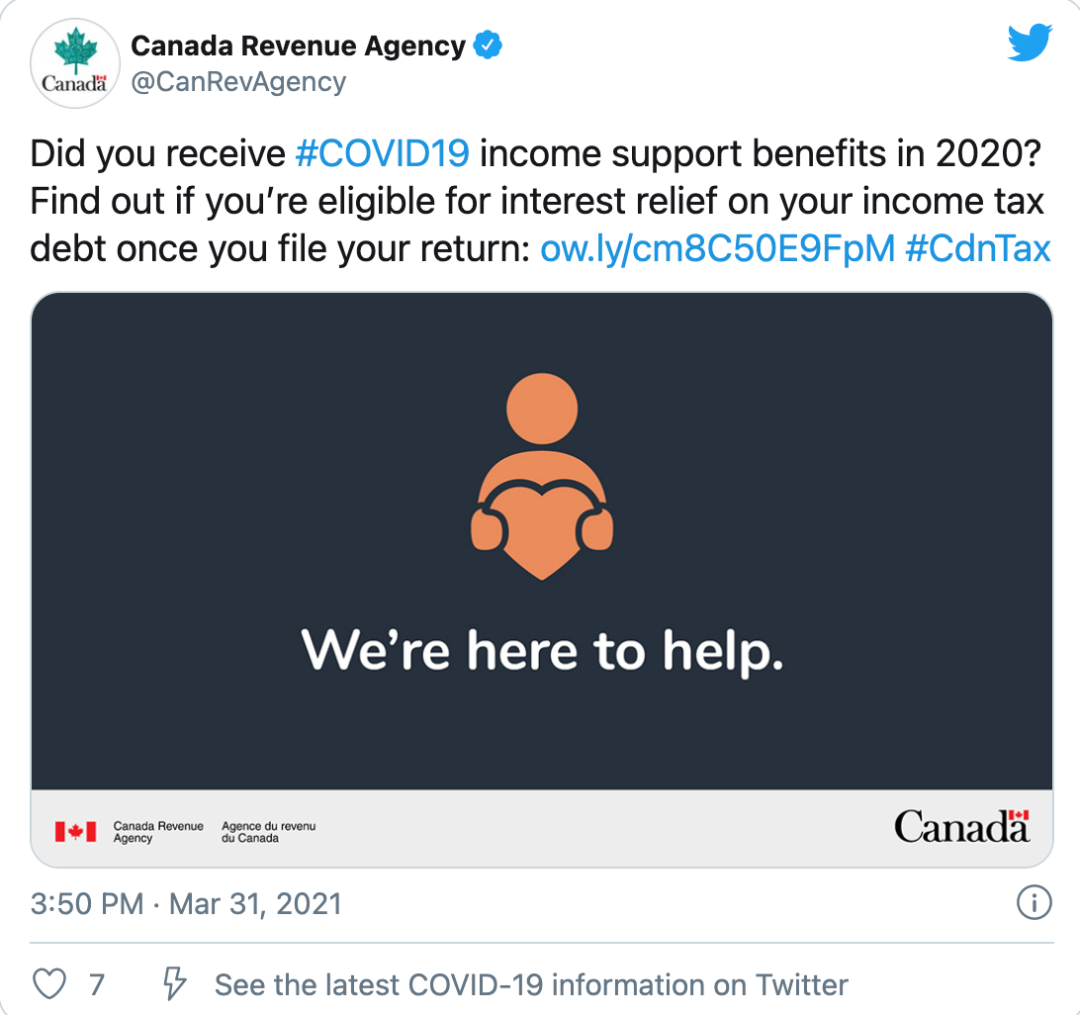 加拿大税务局提醒：报税的时候这个政策也许可以帮到你！