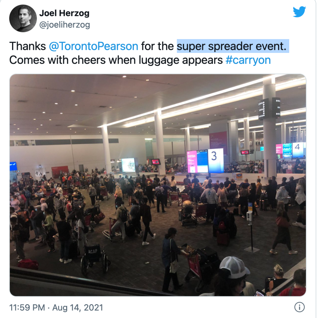 刚刚！多伦多机场官方道歉！昨天刚被评为世界最佳机场之一，怎么回事？！
