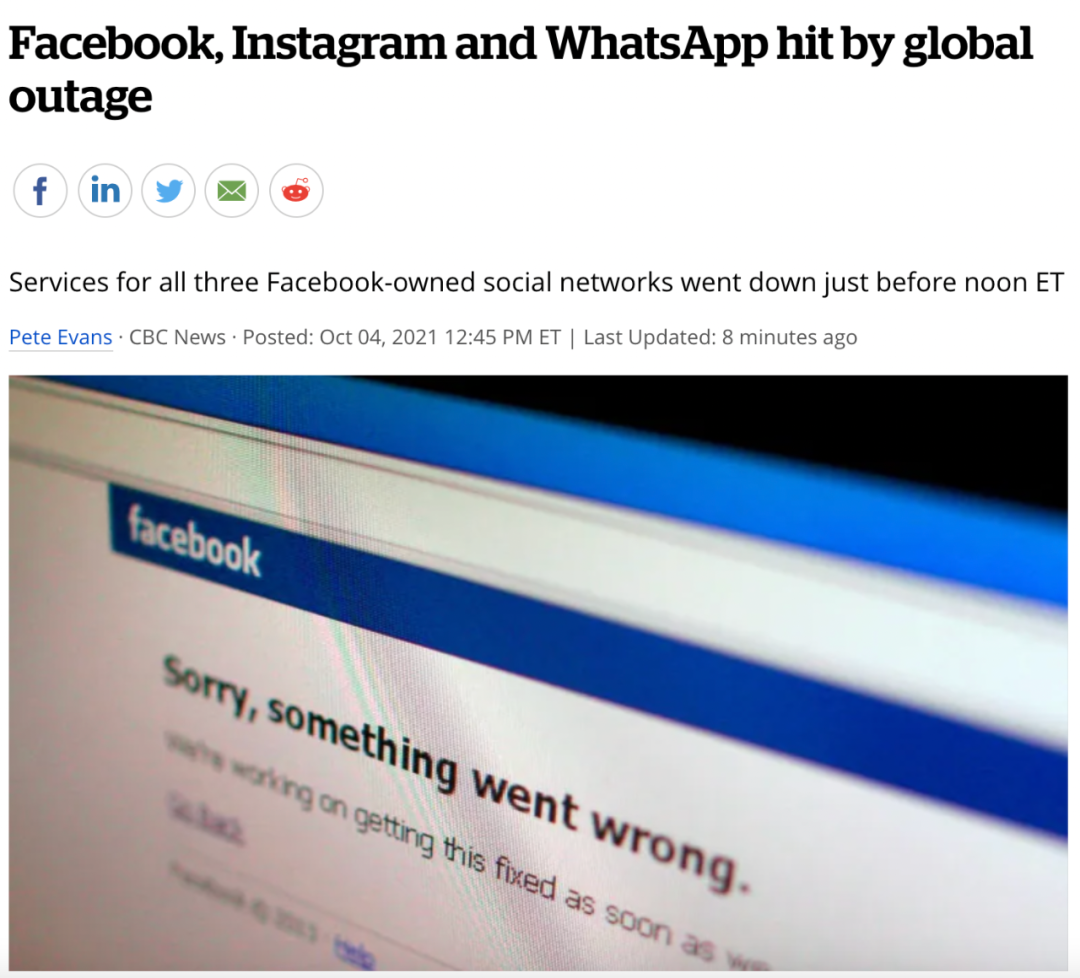 最新！脸书、Instagram恢复服务！全球瘫痪六个小时 Whatsapp还没好！