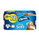 超值装!Charmin Ultra Soft超软卫生纸24卷$17.39
