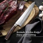 符合人體工學! KEEMAKE8.5″德國高碳鋼主廚刀$24.99