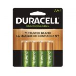 Duracell金霸王可充电电池4节 打折特价$18.29