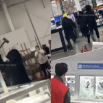 大多伦多Costco遭打砸抢视频曝光!三蒙面匪抡大锤猛砸!